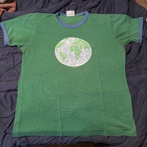 VTG Tori Amos 2005 The Beekeeper Mother Revolution Tour T-Shirt Ringer Green L